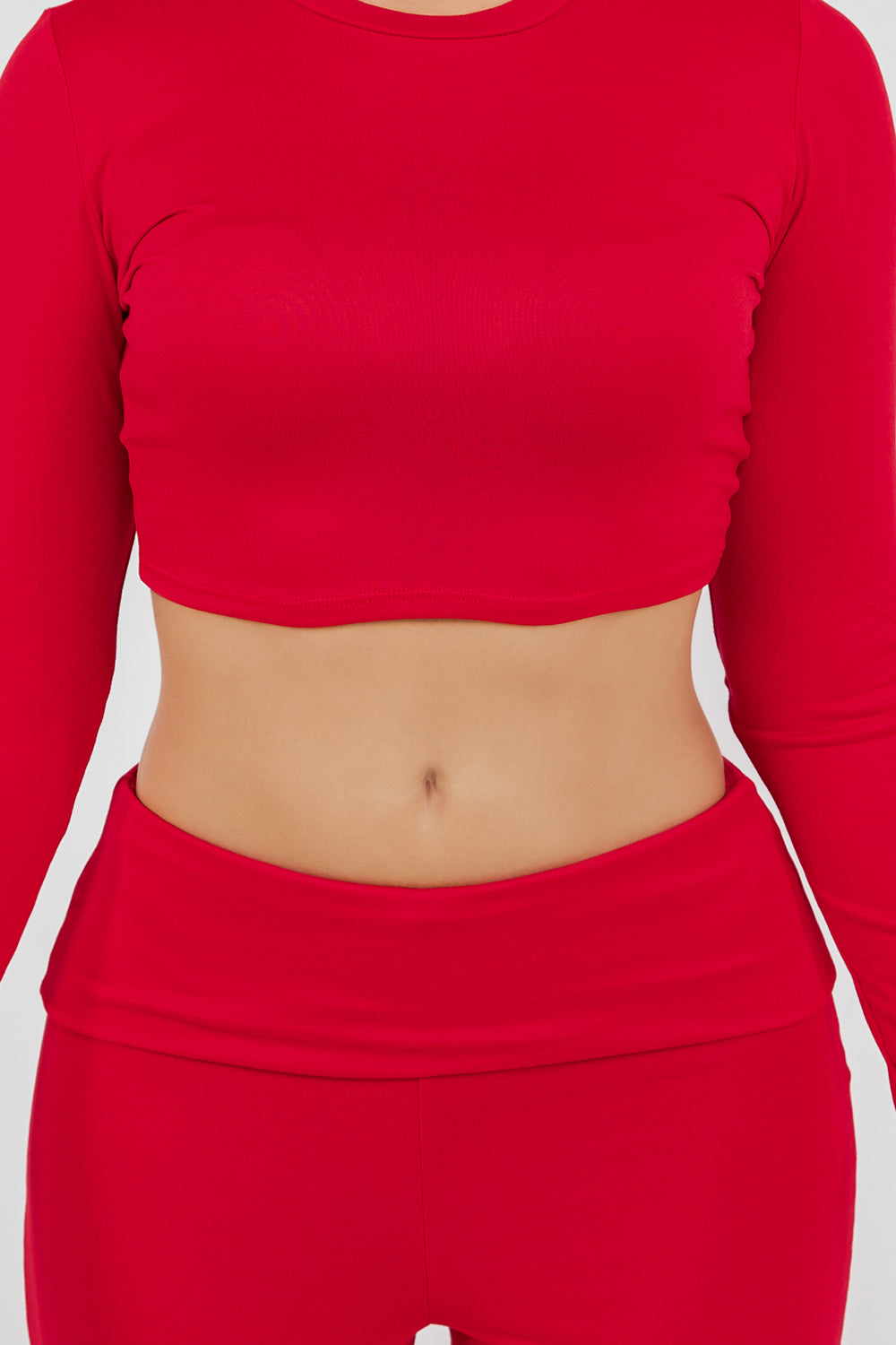 Women's Solid Mock Neck  Loungewear Set