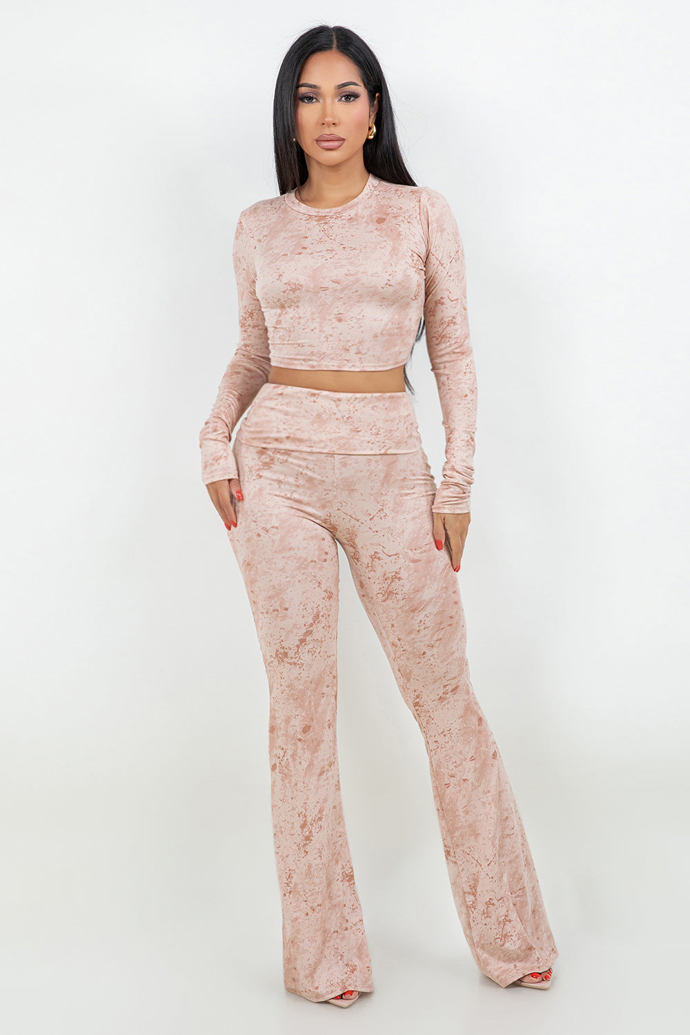 Women's Marble  Loungewear Set